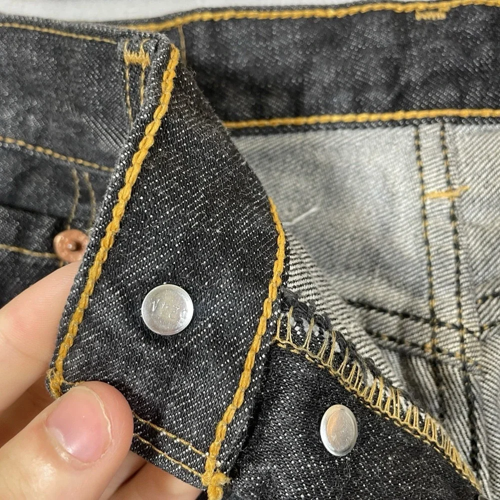 Vtg Black USA 501 Jeans Mens 29x34 (fit 28x33) Made in USA Excellent 501-0155
